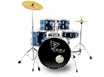 BATERIA TURBO PLAY 22/14/12/10/14 AZUL SPARKLE