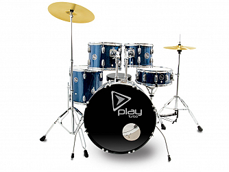 BATERIA TURBO PLAY 22/14/12/10/14 AZUL SPARKLE