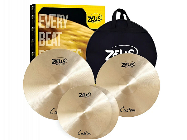 KIT PRATO ZEUS B20 CUSTOM SET C 14HH /16CR /20RD C/ BAG