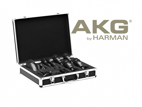 KIT MICROFONE BATERIA AKG SESSION I