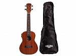 UKULELE MALIBU CONCERT ELET NATURAL FOSCO 23-S C/CAPA