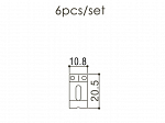 SADDLE P/TREMOLO GOTOH S-108 N C/6