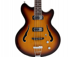 BAIXO TAGIMA EKOSONIC BASS SEMI ACUSTICO ESCALA ESCURA SUNBURT C/ CASE