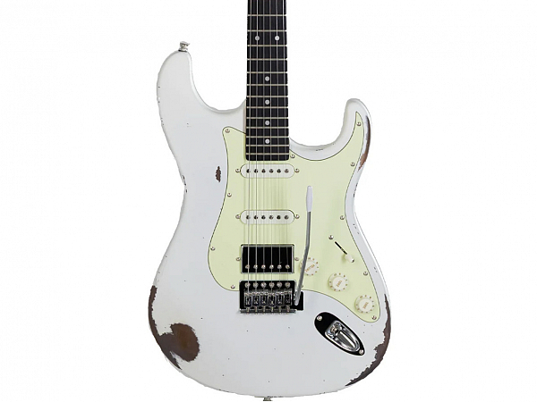 GUITARRA TAGIMA TG 580 STRATO OW DF/MG ESCALA ESCURA  OLYMPIC WHITE