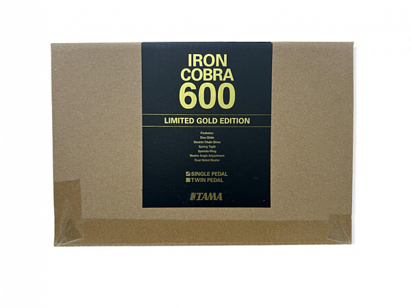 PEDAL BUMBO TAMA HP 600DG IRON COBRA C/ DUO GLIDE EDITION LIMITED