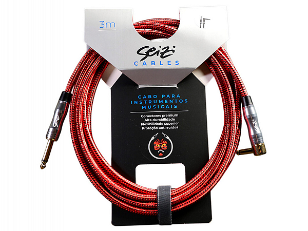 CABO SEIZI INSTRUMENTO ENERGY 3M P10R/ P10A - RED & BLACK