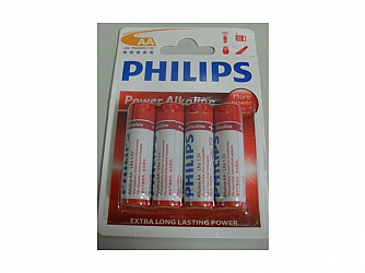 PILHA PHILIPS AA 1.5V C/4