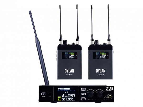 SISTEMA SEM FIO DYLAN IN EAR DSM 900 C/ 2 BODYPACKS TRUE DIVERSITY