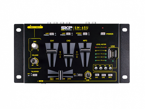 MIXER SKP DJ SM 65U STEREO 3CH USB