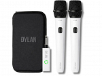 MICROFONE SEM FIO DYLAN CELEBRATE DC-2000 MAO DUPLO BAT RECARREGAVEL