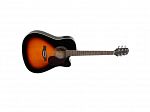 VIOLAO GIANNINI FOLK GF 1R CEQ 3TS TONE SUNBURST