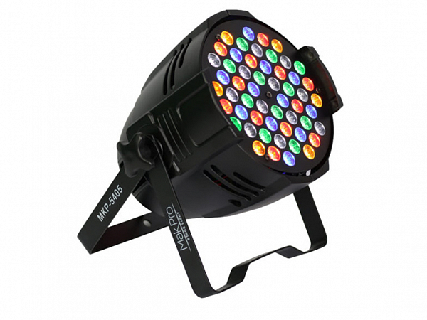 REFLETOR MAKPRO PAR 64 LED MKP 5405 RGBWA 54 X 5W