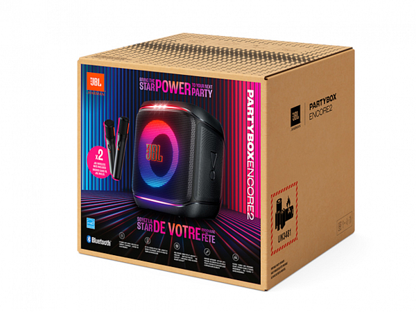 CAIXA JBL PARTYBOX ENCORE 2 BLUETOOTH C/ BATERIA E MICROFONE 100W CAIXA JBL PARTYBOX ENCORE 2 BLUETOOTH C/ BATERIA E MICROFONE 100W