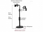 PEDESTAL P/ CELULAR E MICROFONE SMART SM 82