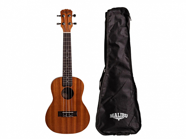 UKULELE MALIBU CONCERT NATURAL FOSCO 23-S C/CAPA