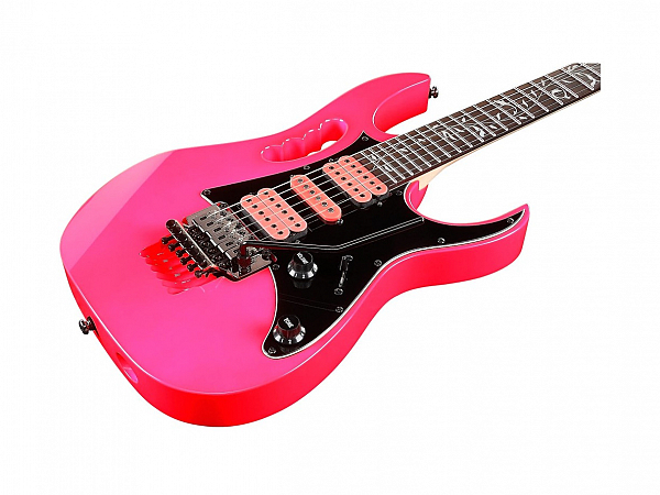 GUITARRA IBANEZ SIGNATURE STEVE VAI JEM JR SP-PK FLORAL PINK