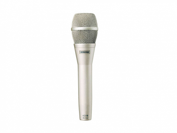 MICROFONE SHURE KSM9 SL CONDENSER DUPLO PREMIUM CARDIOIDE E SUPERCADIOIDE