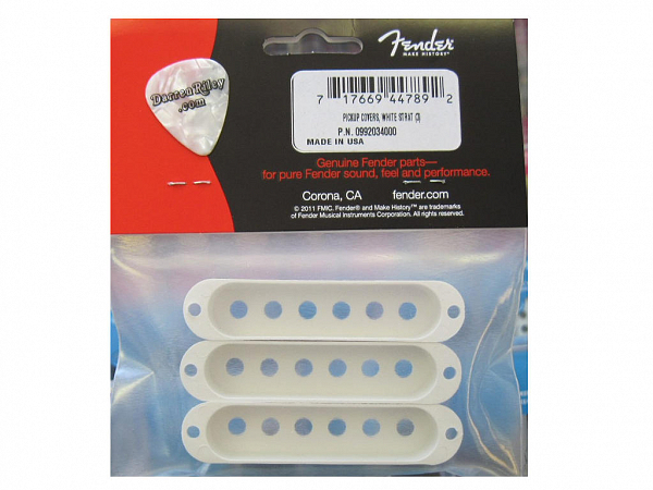 CAPA CAPTADOR FENDER STRATO COVERS 3 WH