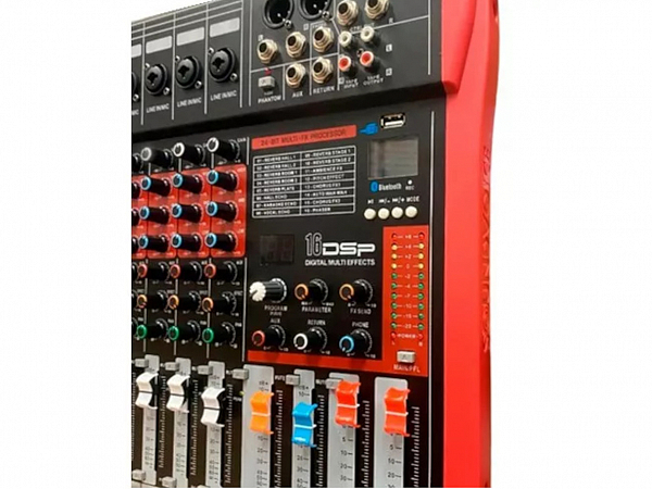 MESA SOUNDVOICE 6 CANAIS MR602 RUBI - INTERFACE