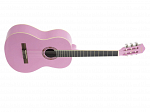 VIOLAO CONCERT NYLON CLASSICO ACUSTICO CN390 PK PINK