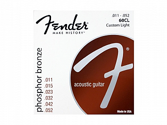 ENC VIOLAO ACO FENDER 011 PHOSPHOR 60 CL