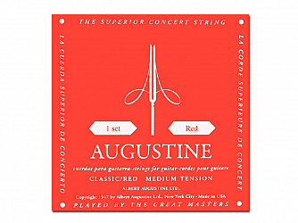 ENC VIOLAO NY AUGUSTINE CLASSIC RED