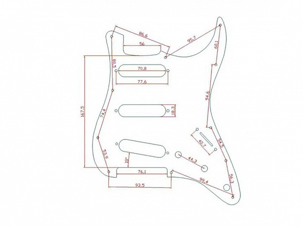 ESCUDO GUITARRA STRATO STRINBERG PKG TORTOISE