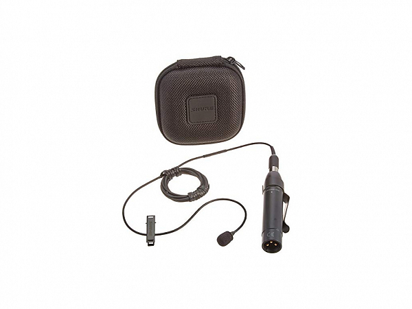 MICROFONE SHURE LAPELA MX 150B/0 COM FIO XLR OMINIDIRECIONAL SUBMINI