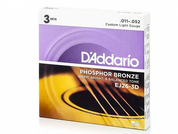 ENC VIOLAO ACO D ADDARIO 011 EJ26 