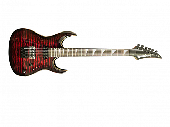 GUITARRA WALDMAN SUPER STRATO EXTRAVAGANZA WGA220QX RD VERMELHO