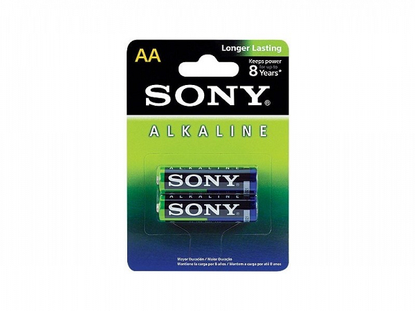 PILHA SONY ALKALINA AA AM3L B2D C/ 2 PILHAS