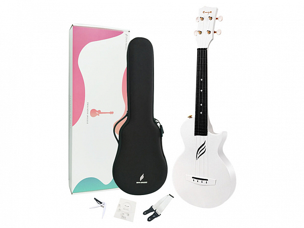 UKULELE SEIZI NOVA U CONCERT ACUSTICO FIBRA DE CARBONO WHITE C/ BAG