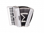 ACORDEON MICHAEL 80 BAIXOS ACM8007N PWH BRANCO PEROLADO