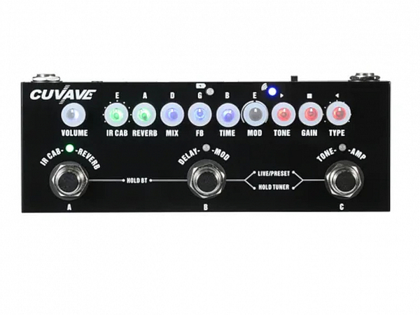 PEDAL EFEITO M-VAVE CUVAVE CUBE BABY PRETO VD612