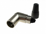 PLUG ROXTONE XLR LINHA MACHO RX3RMP NT - 90º CACHIMBO