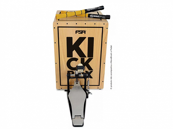 CAJON FSA KICK BOX FKB01 NATURAL ELETROACUSTICO