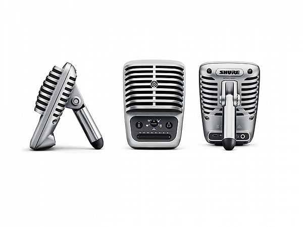 MICROFONE SHURE MV51/A DIGITAL CONDENSER PARA IOS E USB