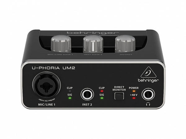 INTERFACE DE AUDIO BEHRINGER U PHORIA UM 2