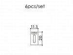 SADDLE P/TREMOLO GOTOH S-102 CBK C/6