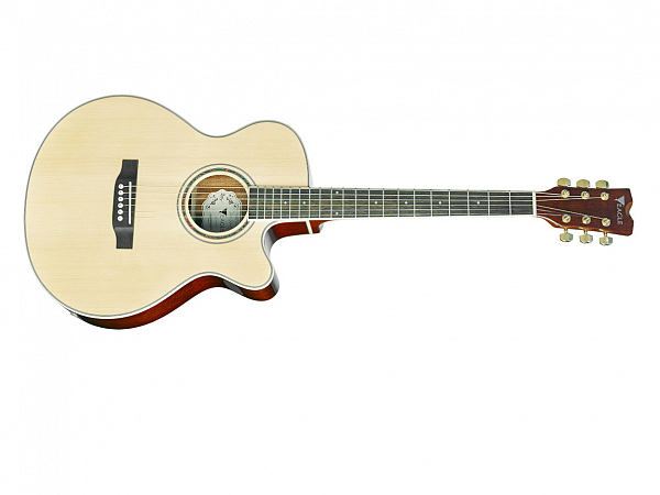 VIOLAO EAGLE AÇO ELETRICO CH 70 NATURAL - MINI JUMBO C/BAG