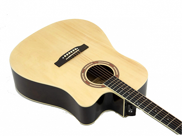 VIOLAO CONCERT AÇO FOLK ELETRICO CD410CE N1 NATURAL