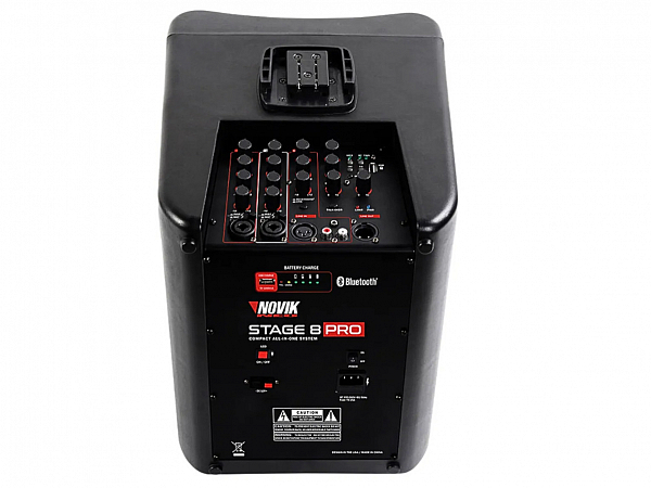 CAIXA NOVIK SISTEMA AMPLIFICADO STAGE-8 PRO - 400WTS -BIVOLT