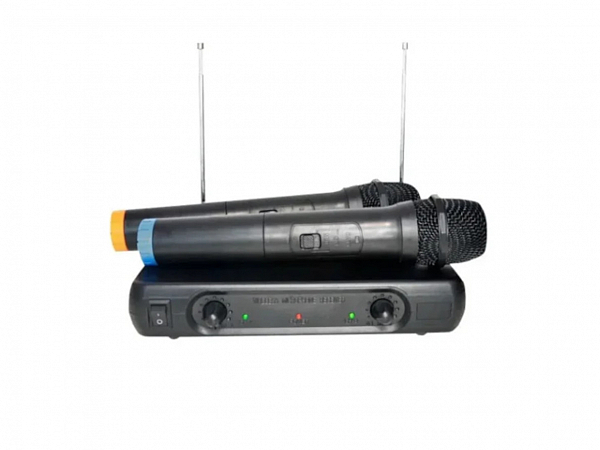 MICROFONE SEM FIO SOUNDVOICE MM-150SF DUPLO - VHF