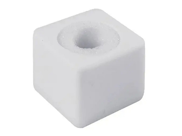 CANOPLA ARTIKA EM ACRILICO MICROFONE AK 075 BRANCA