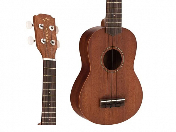 UKULELE VOGGA VUK306 MH ACUST SOPRANO MAHOGANY FOSCO