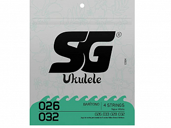 ENC SG UKULELE NYLON WHITE 026 BARITONO