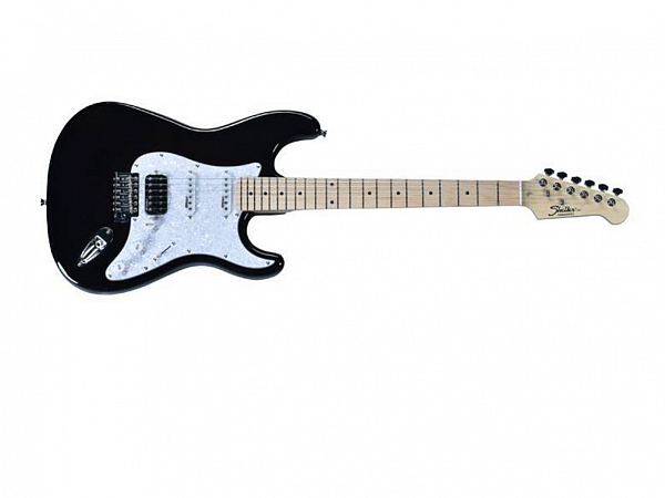 GUITARRA SHELTER STRATO ASH PRO TRANSPARENT BLACK