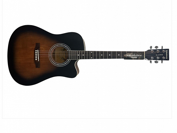 VIOLAO WALDMAN AÇO ELETRICO DCE 41 LSB SUNBURST - FOLK