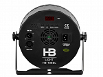 REFLETOR PAR LED HB-108SL SLIM RGBWAUV 18X9W 6IN1