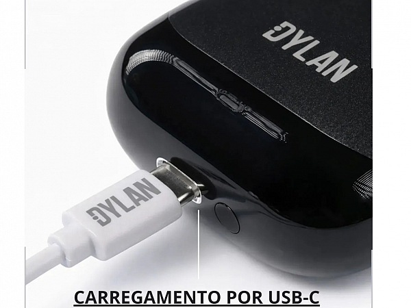 FONE DYLAN CELEBRATE AT-10 AIRTWO BLUETOOTH C/ MICROFONE PRETO